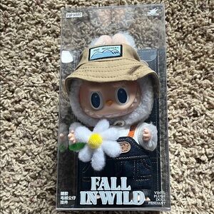 Pop Mart Fall in Wild Vinyl Plush Doll with Tan Hat